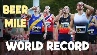 Corey Bellemore Sets New Can BEER MILE WORLD RECORD — Beer Mile World Classic 2022