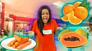 24 HORAS COMENDO COMIDAS LARANJA !!!