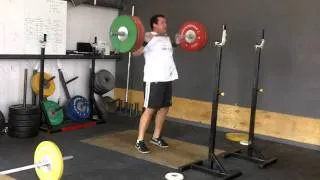 Gabriel Gonzaga's 140kg Power Clean Triple