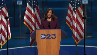 Kamala Harris accepts vice presidential nomination