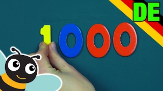 Learning Numbers 10 to 1000 in German Kindergarten Kids and Preschoolers