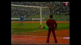 FK Sarajevo - FK Željezničar 2:0 (Sezona 1988/89 - 12. kolo)