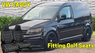 Fitting Golf Seats To A Caddy 2k VW How To Fit