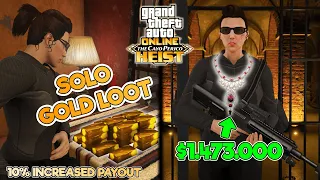 SOLO GOLD LOOT GLITCH (SOUTH STORAGE) WITH 10% INCREASED SECONDARY LOOT PAYOUT - CAYO PERICO HEIST