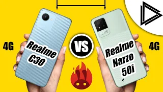 Realme C30 vs Realme Narzo 50i | Full Space Realme Narzo 50i vs Realme C30