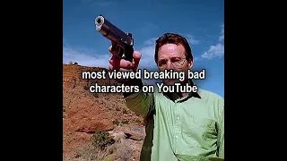 Most Viewed Breaking Bad Characters on YouTube | #Shorts