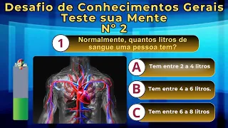 Quiz de Conhecimentos Gerais, Teste sua Mente Nº 2