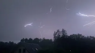 INSANE Thunder Clap 163kA Lightning Strike