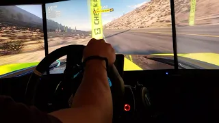 Forza Horizon 5 Goliath Race on Motion Sim Rig ...intense!