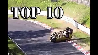 Top 10 of Hardest Crashes on Nürburgring Nordschleife / Crash Compilation 2013-2017