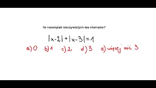 Math Olympiad Question | Równania modułowe. Czy potrafisz to rozwiązać?