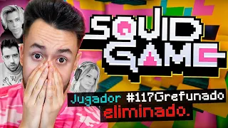 MI MUERTE EN EL TORNEO DEL JUEGO DEL CALAMAR CON STREAMERS...