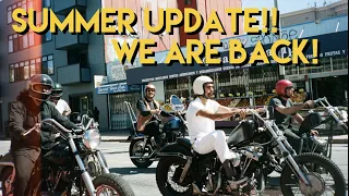 Summer Update! We Are Back!! Excelsior Block Party and Mazi Moto Ride