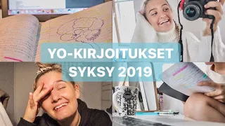 YO-KIRJOITUKSET 2019 | VLOGI