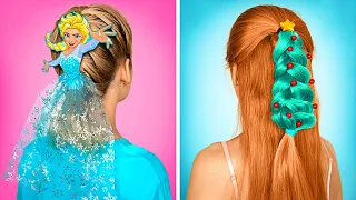 7 kreative und niedliche Frisuren für die Weihnachtsfeier | DIY