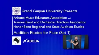 Flute AZ Regional and All State Auditions Demonstration