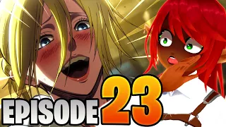 ANNIE I KNEW IT!! AHHHHH!!  | Attack on Titan Episode 23 Reaction