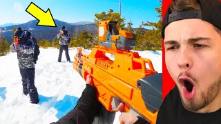 DAS ist das BESTE NERF BATTLE im Schnee !