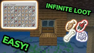 SIMPLE 1.19 AFK FISH AND BONE FARM TUTORIAL in Minecraft Bedrock (MCPE/Xbox/PS4/Nintendo Switch/PC)