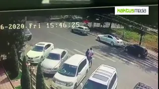 Видео ДТП, где водитель ГБР на огромной скорости врезался в машину певицы Кадырбековой