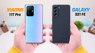 Xiaomi 11T Pro vs Samsung Galaxy S21 FE || Full Comparison ⚡ Which one is Best.