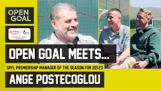 CELTIC MANAGER ANGE POSTECOGLOU | Open Goal Meets... Glen's Vodka Manager Of The Season!