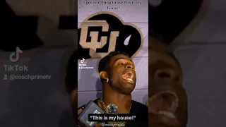 DEION SANDERS THIS IS MY HOUSE! I BUILT THIS AND THIS IS MY HOUSE! @coachprimetv  @BuffsTV#buffs