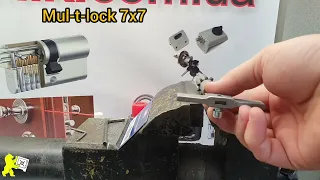 Lock pick for Mul-t-lock 7x7 отмычка для замка мултилок 7×7 +380933008410 WhatsApp Telegram