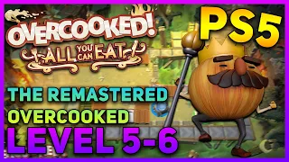 Overcooked: All You Can Eat - Overcooked - Level 5-6 3 Star 2 Player Co-op