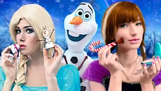 9 IDEE PER UN MAKE-UP IN STILE FROZEN ELSA vs ANNA / SFIDA DI MAKE-UP!