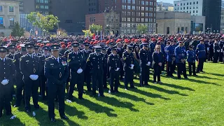 Memorial service honours fallen police officers days after RCMP officer slain in British Columbia