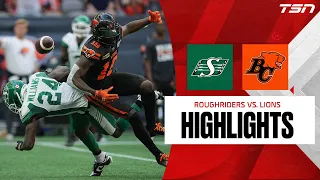 CFL WEEK 7 HIGHLIGHTS: BC Lions vs. Saskatchewan Roughriders