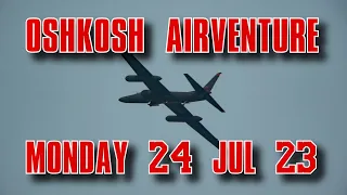 OSHKOSH! Monday July 24, 2023 AirVenture Views & News – P47D, U-2 Dragon Lady, NORAD Intercept, F-22