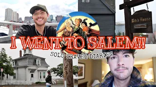 I Went To SALEM!!! SOLO TRAVEL DIARIES! (im gonna move here!)