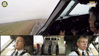 LOOOOONG TAKEOFF RUN: Heavy LH MD-11F going airborne from high-elevation Nairobi! [AirClips]