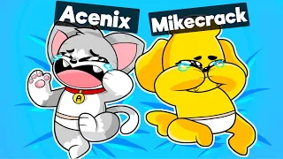 BEBE ACENIX y BEBE MIKECRACK son ADOPTADOS 🙀 ROBLOX ADOPT ME  con INVICTOR y MIKECRACK