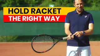 How To Hold A Tennis Racket And Feel The Grip