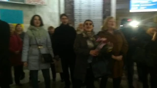 Смуглянка. Флешмоб на вокзале в Одессе