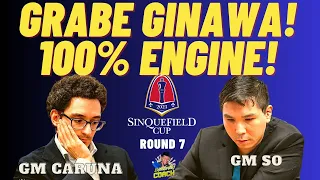 100%! ENGINE MOVE LAHAT! LUPIT NUN! Caruana vs So!  Siquefield Cup 2023