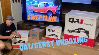 Dodge Sweptline D100 QA1 Gerst Independent Front Suspension Unboxing No Crown Vic Swap On This One