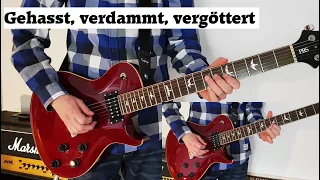 Gehasst, verdammt, vergöttert (Böhse Onkelz) | Gitarren-Cover (mit Solo)