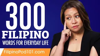 300 Filipino Words for Everyday Life - Basic Vocabulary #15