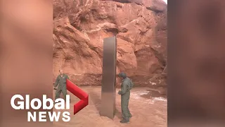 Mysterious metal monolith found in Utah desert