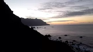 Playa Benijo Tenerife Sunset November 2017