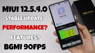 Full Review MIUI 12.5.4.0 Stable Update For Poco X3 Pro - Battery Backup? lag Issue?
