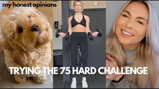 TRYING THE 75 HARD CHALLENGE | TikTok's hardest transformation challenge