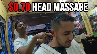 FIRST HONEST INDIAN BARBER gets rewarded after AMAZING HEAD MASSAGE