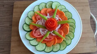 Simple and Easy Salad Decoration