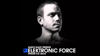 Elektronic Force Podcast 218 with MAAE