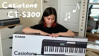 Casio CT-S300 Keyboard Unboxing + Playing + Connecting to GarageBand //  Sav Anna :))